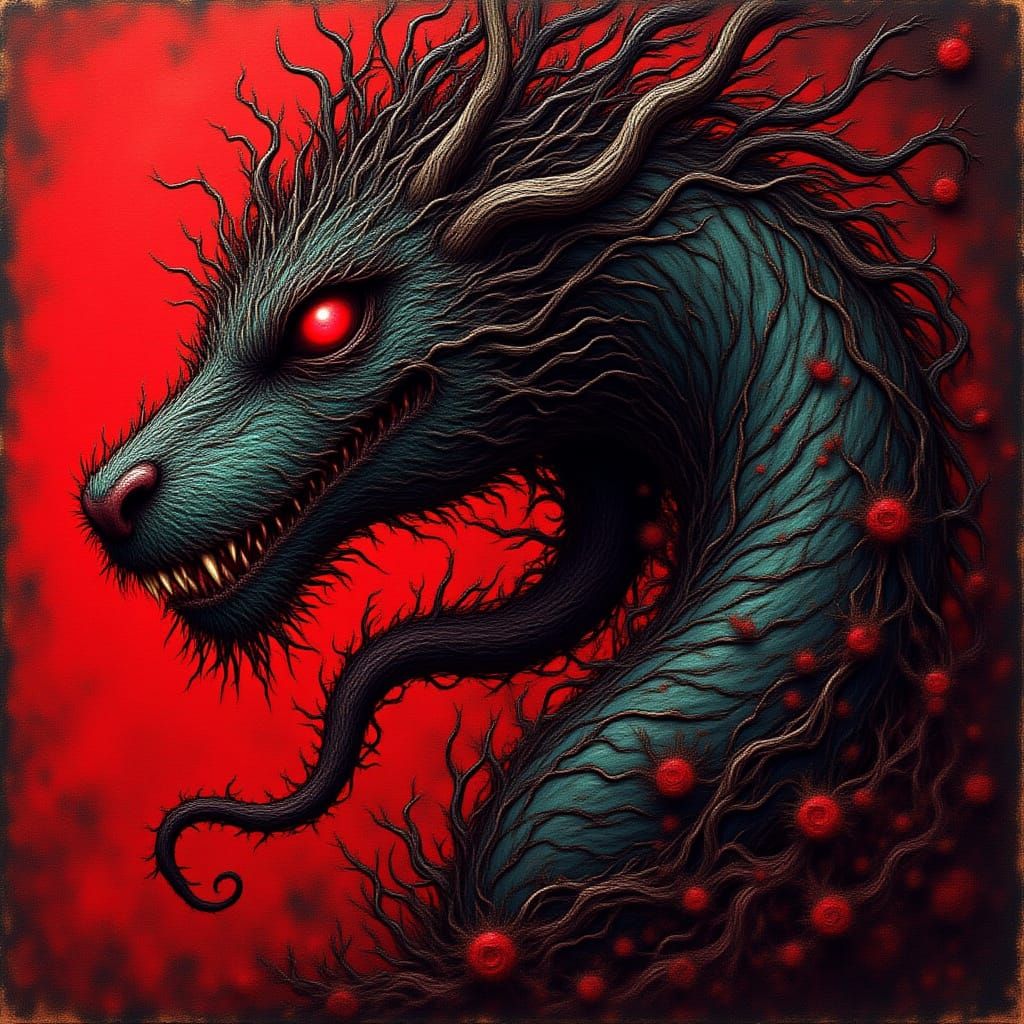 Verschmitztes Grinsen