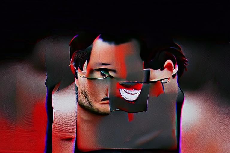 Dark Digital Art Featuring Damien, Celine and Darkiplier
