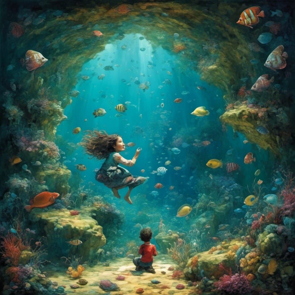 Surreal Collage: Imaginary Safe Haven