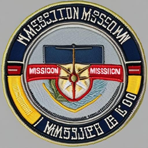 Classic Circular Mission Patch Design