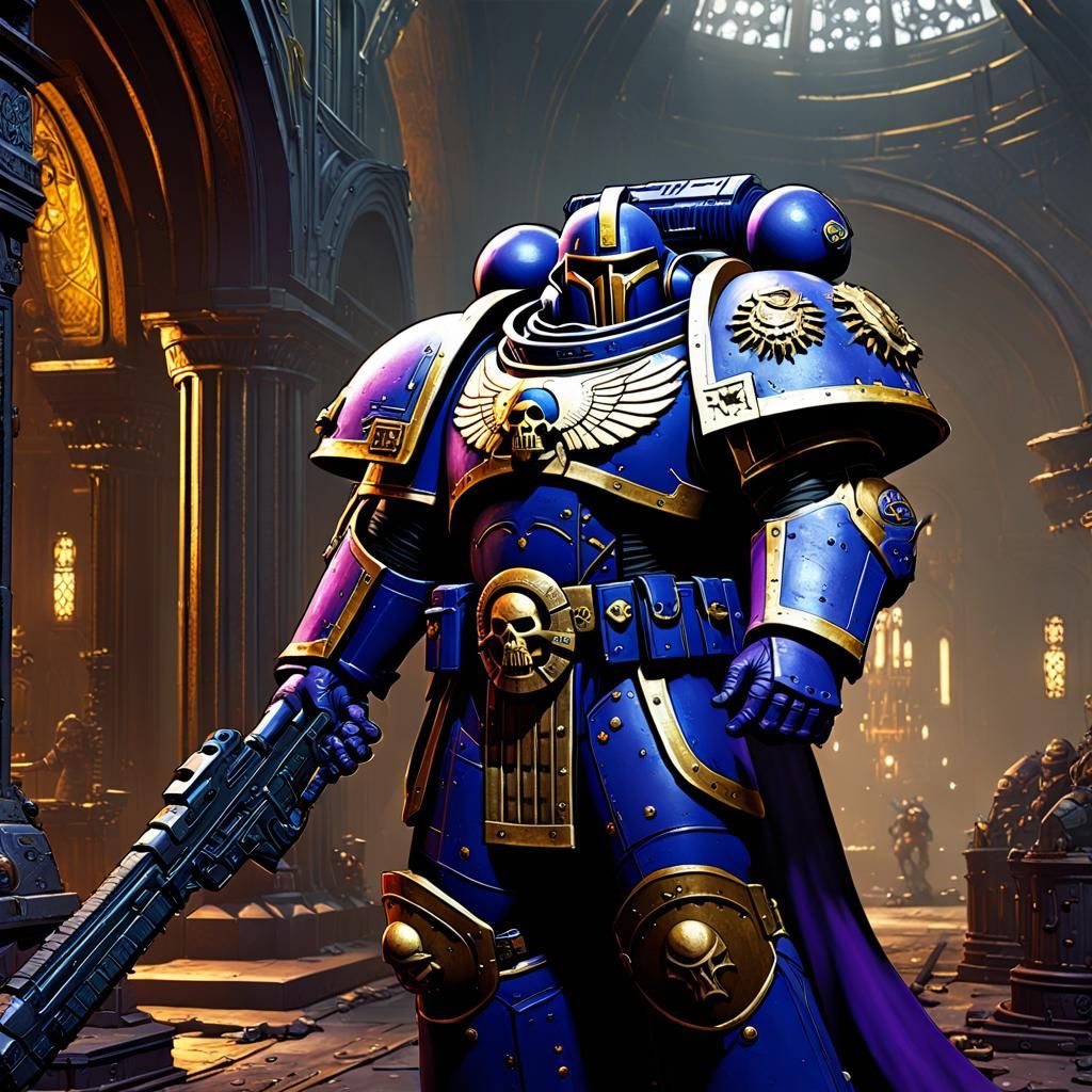 Astartes Space Marine: Dark Fantasy Concept Art