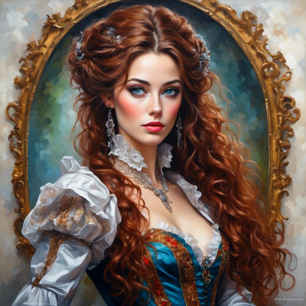 Steampunk Rogue: Victorian London Oil Painting