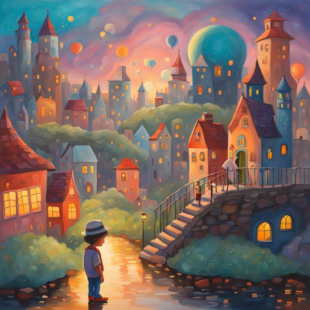 Magical City Emerges From Child's Dreamscape