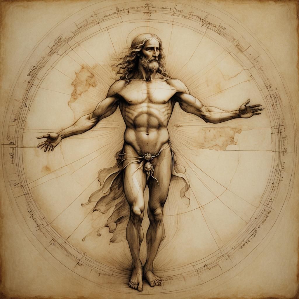 Vitruvian Man: Renaissance Harmony of Form