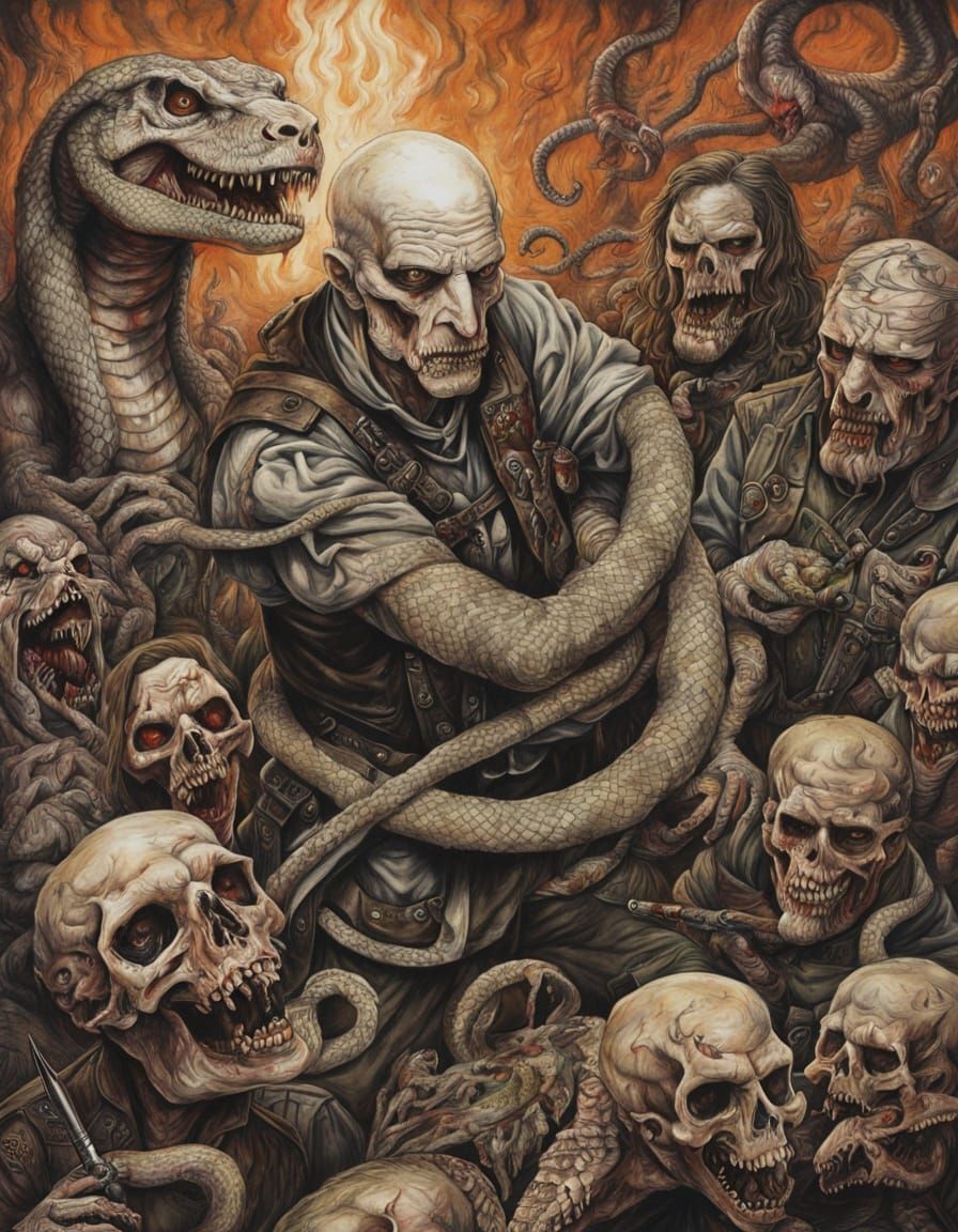 Renaissance Masterpiece: Savage Clan's Deadly Snake Grip