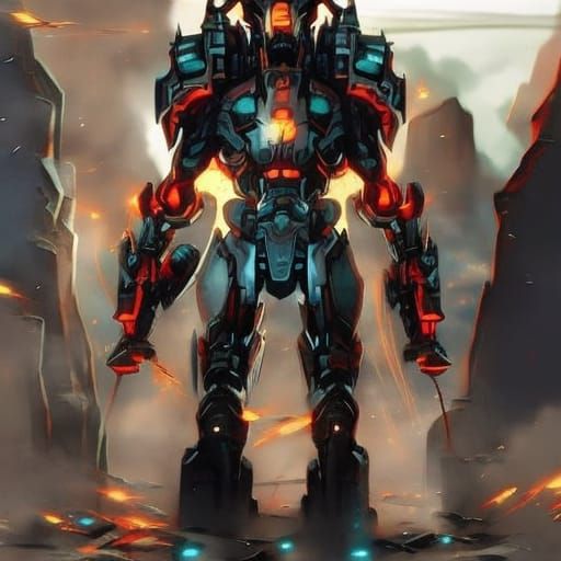 Cyborg Beast Charges Through Post-Apocalyptic Wasteland