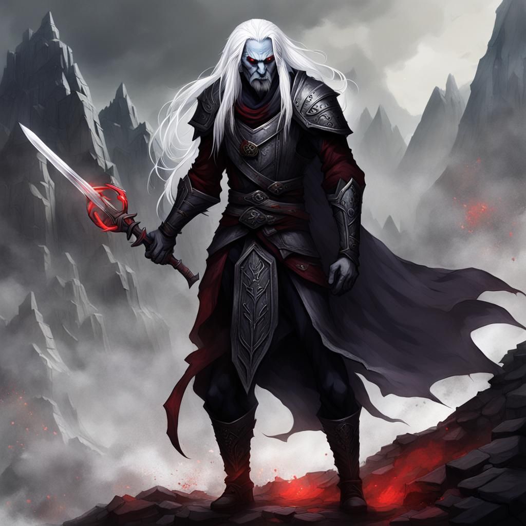 Exiled Drow Warrior of the Underdark