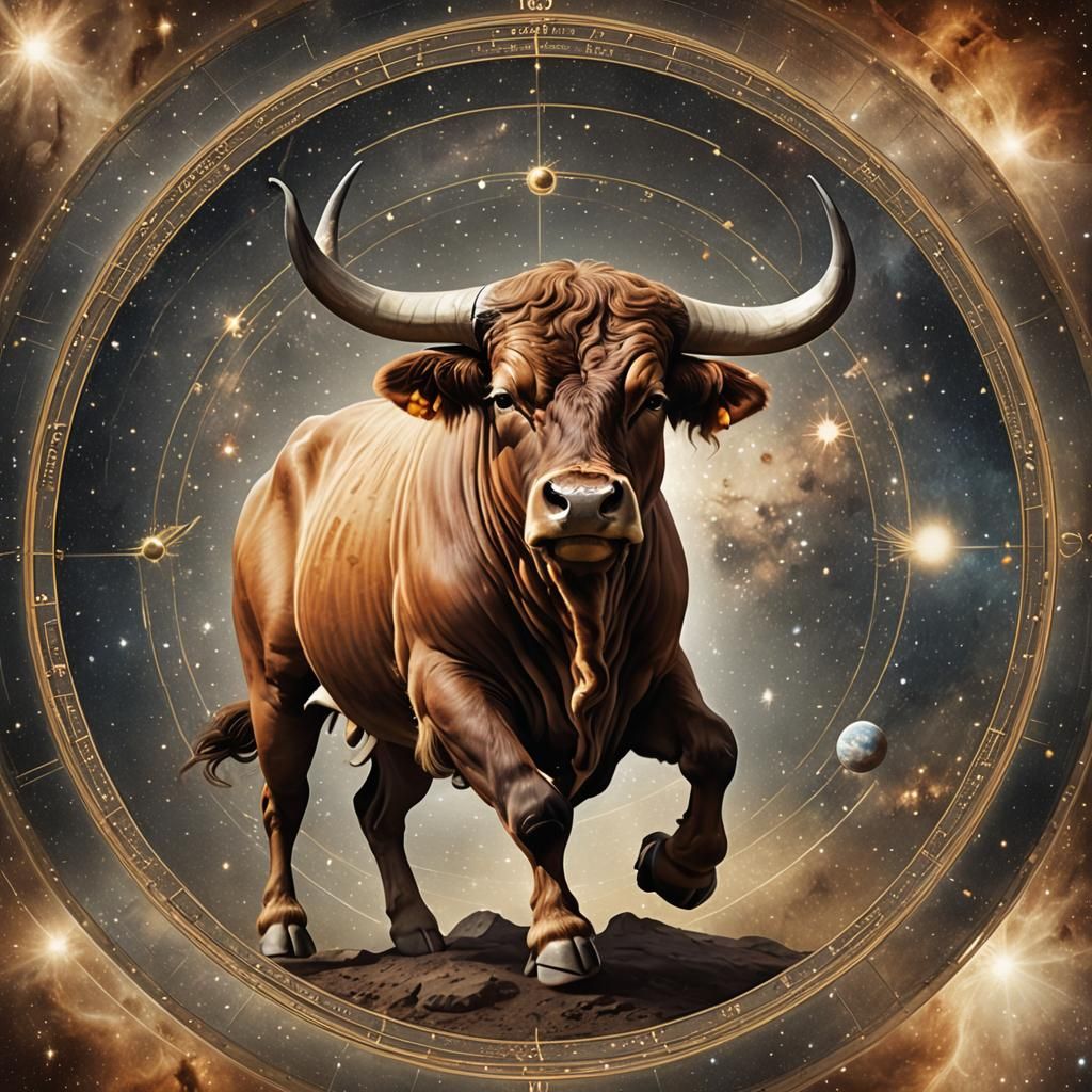 Taurus the Bull in Space