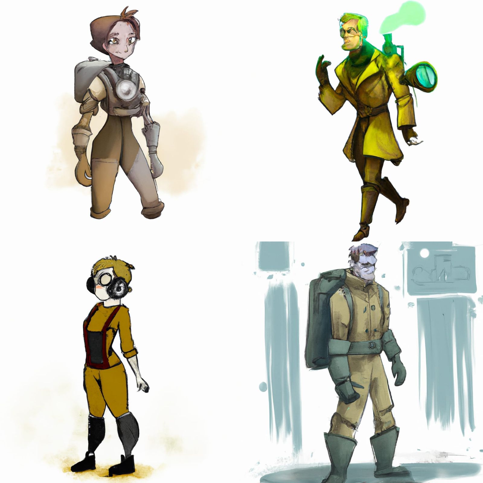 Fallout Character Concept Art
