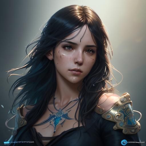 Underwater Pirate Search in Hyperdetailed Splash Art Style