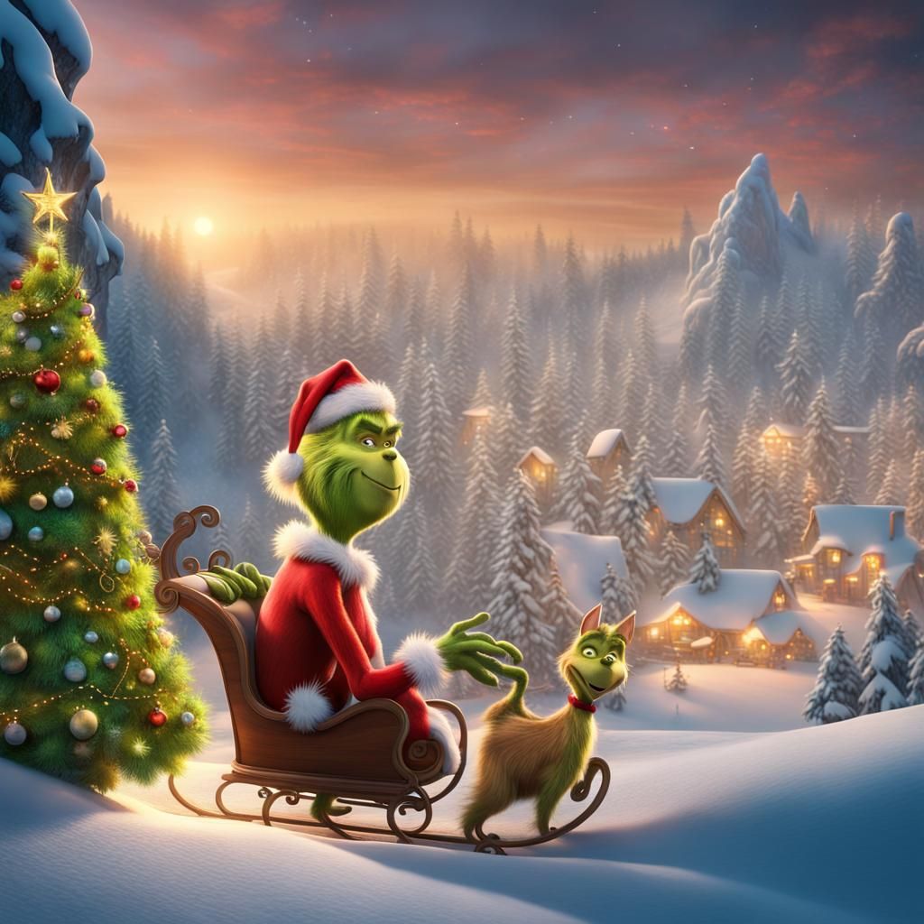 The Grinch and Miss Whoville's Christmas Race