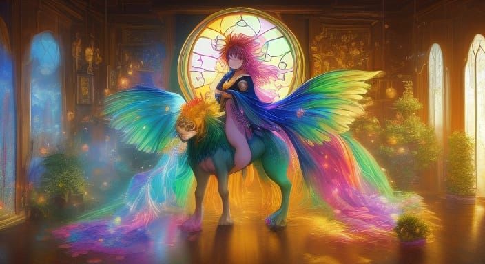 Majestic Anime Illustration of Crowning Ceremony