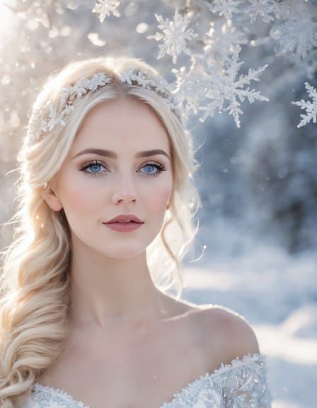 Winter Scene Generated by AI