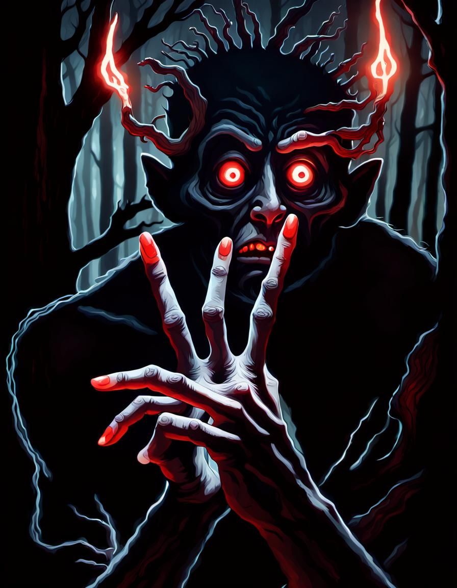 Eerie Bogeyman Portrait in Dark Fantasy Style