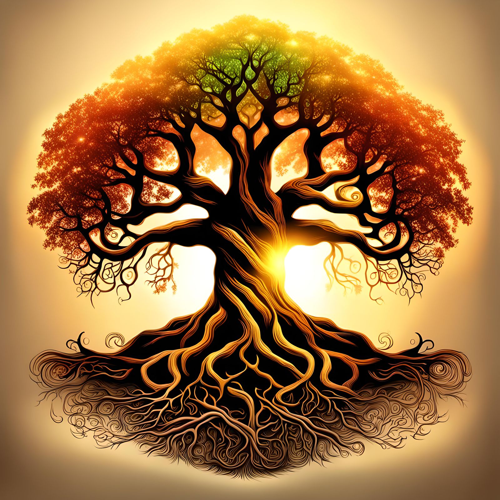 Tree of Life Sunrise