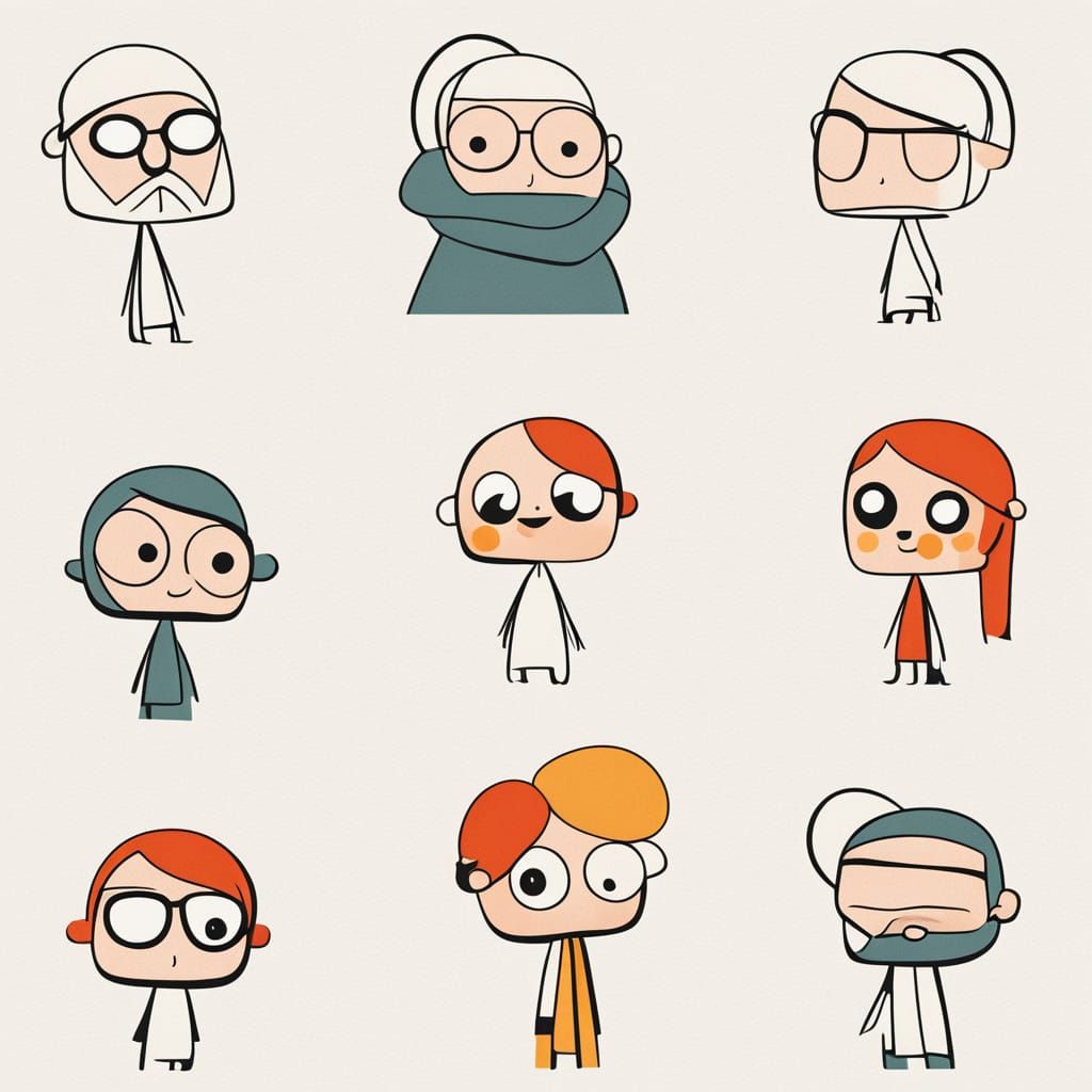 Minimalist Abstract character meme