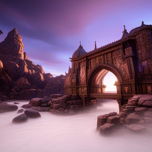 Detailed Matte Painting of a 'Culo' in 8k