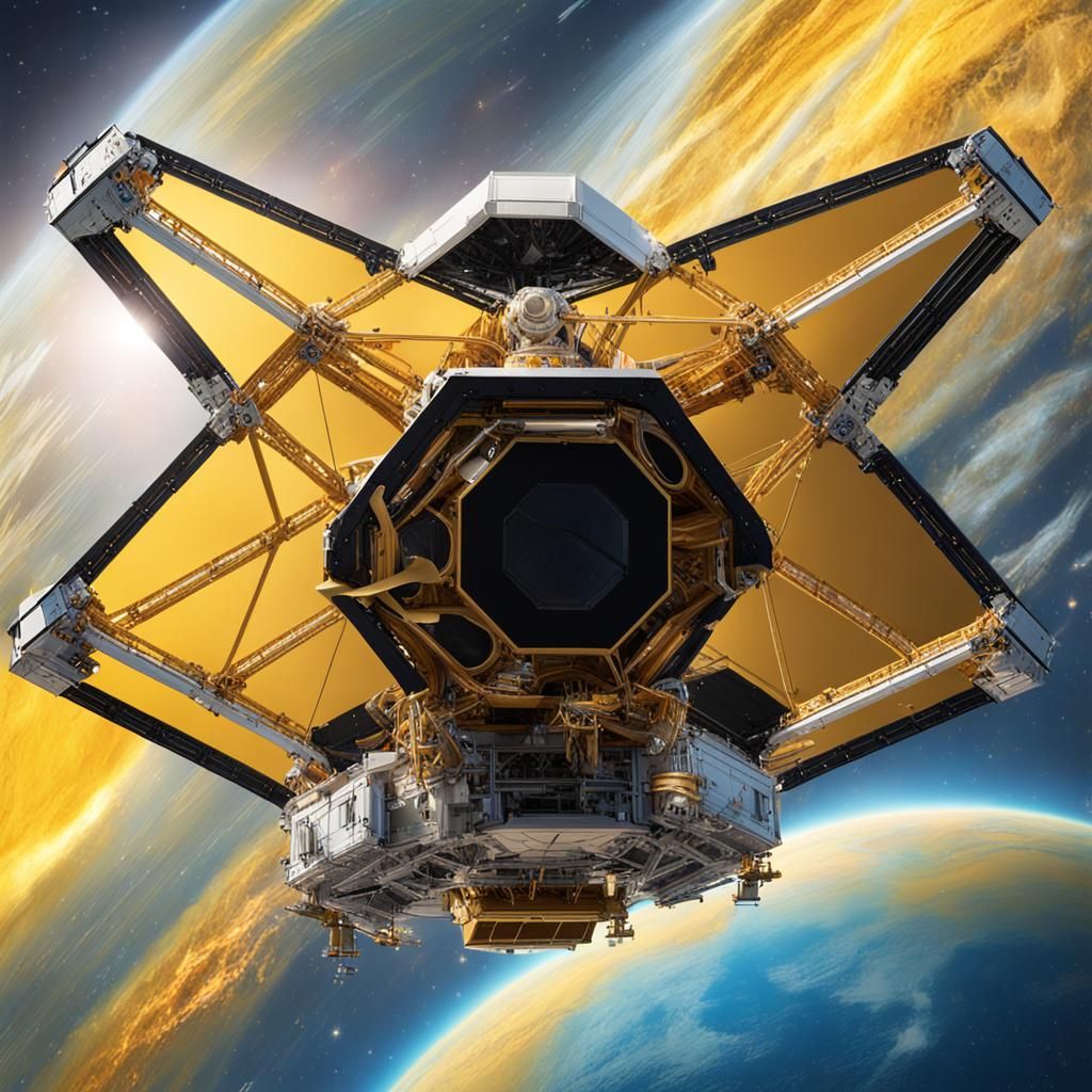 Hyperrealistic James Webb Telescope First Image