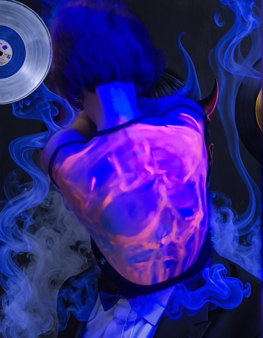 The Devil in a Suit: Surrealist Portrait