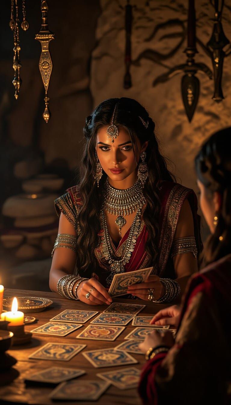 Maiya Warrior Fortune Teller Reads Zodiac Cards