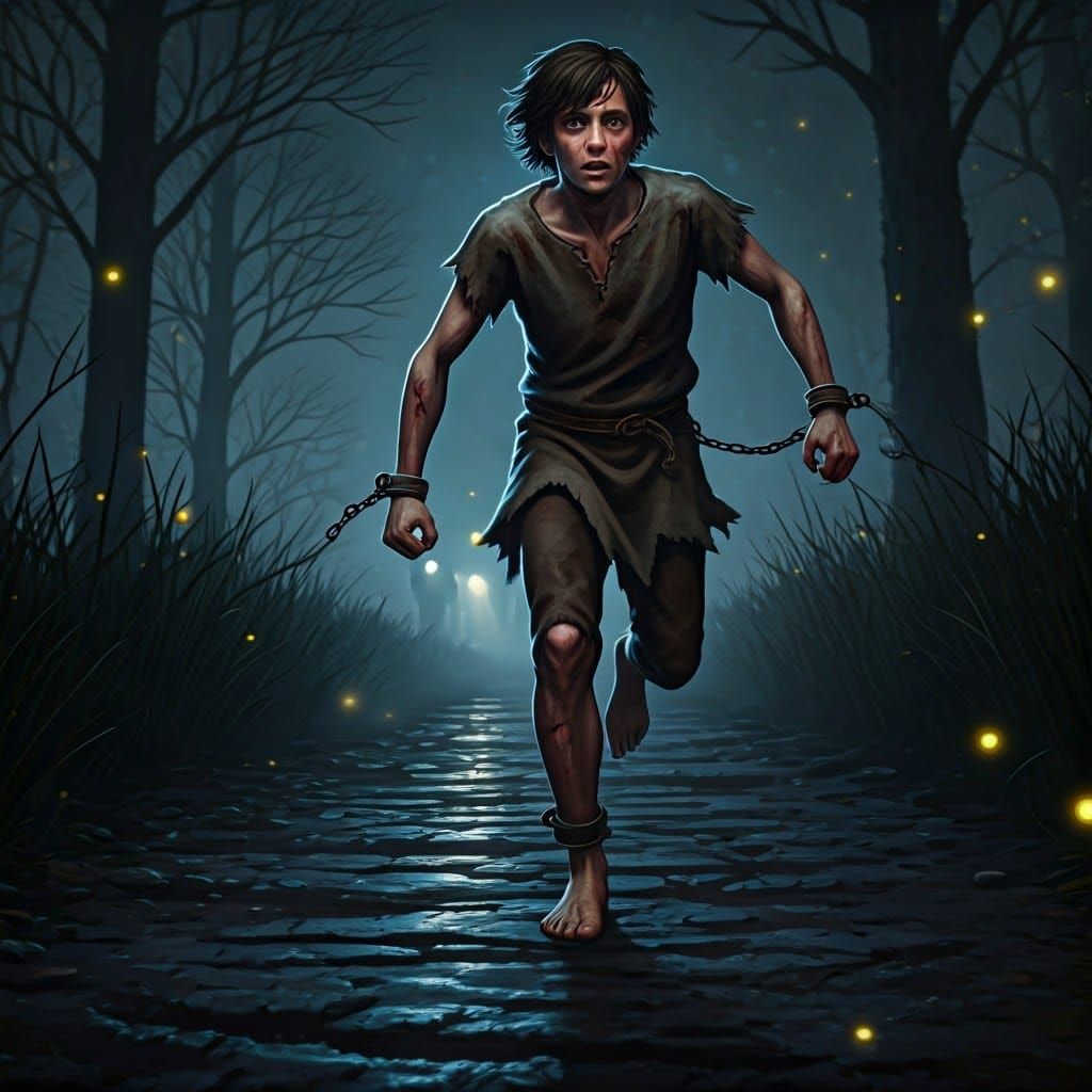 Escaping Captors in a Dark, Misty Night