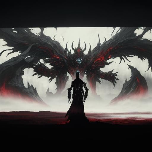 Ominous Biomechanical Scene with Grand Priestess Kansei