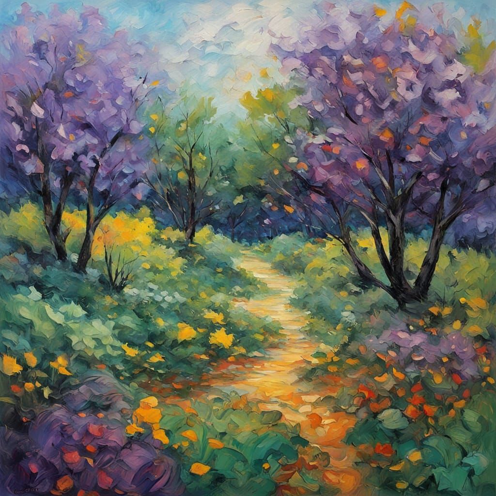 Dreamscapes in Neo-Impressionist Oil