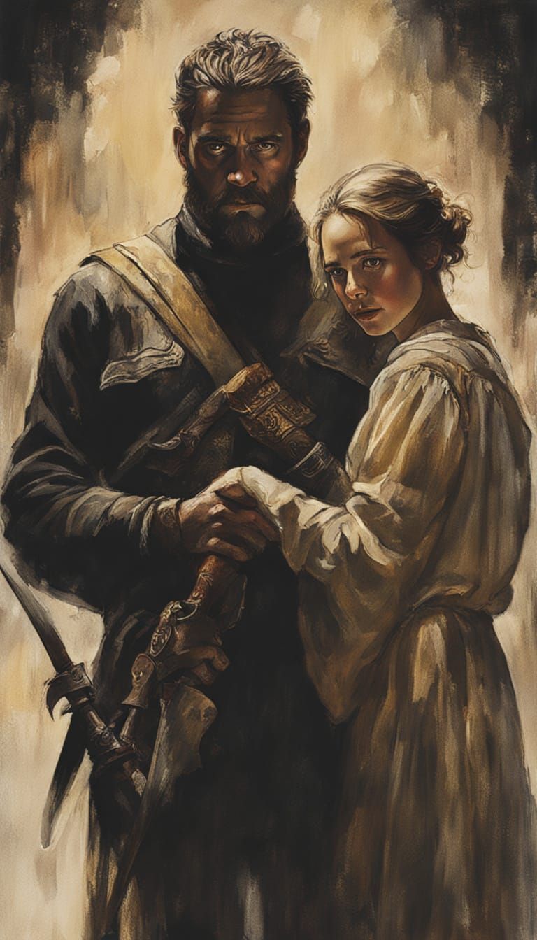 Dramatic Werewolf Alpha Family Film Still