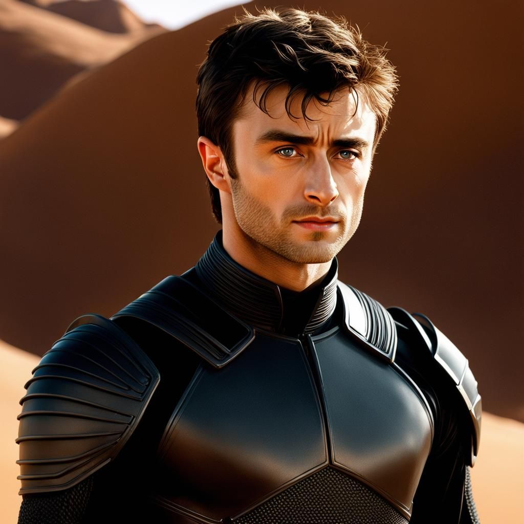 Daniel Radcliffe as Paul Atreides on Arrakis