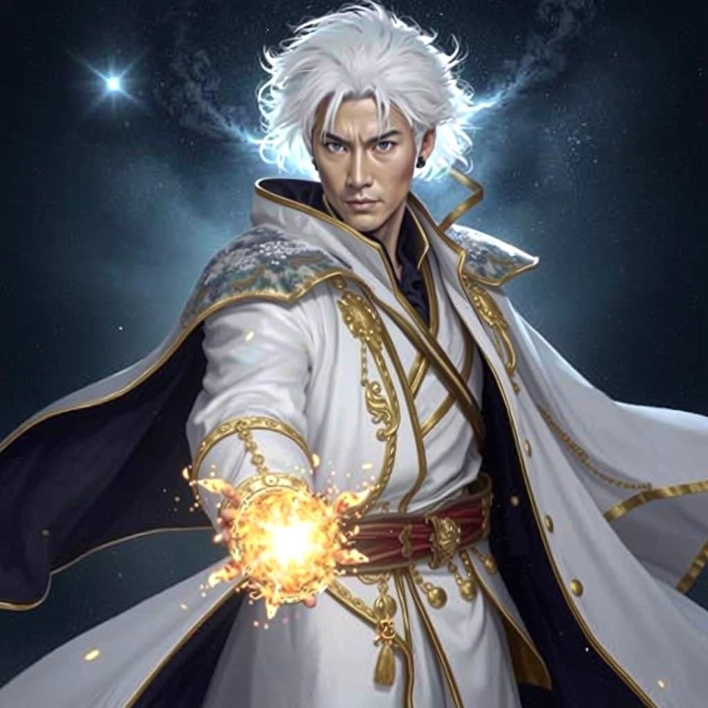 Vietnamese Fire Mage Casting Fireball