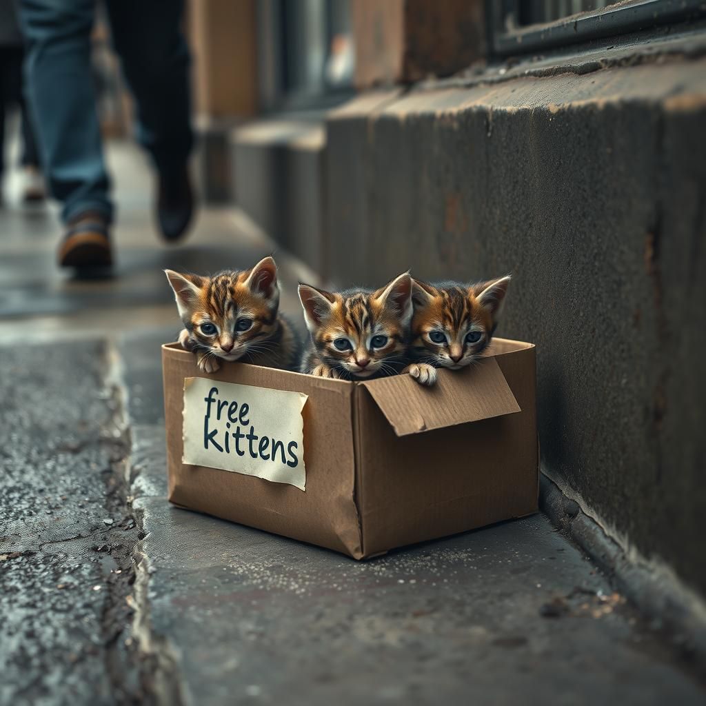 Kittens in a Box: Touching Street Photography
