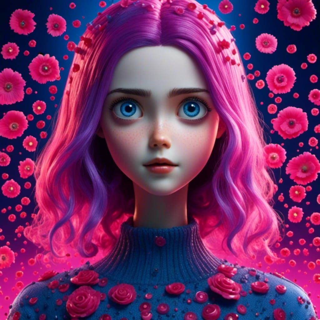 <lora:MakeItPretty:1.0> coraline