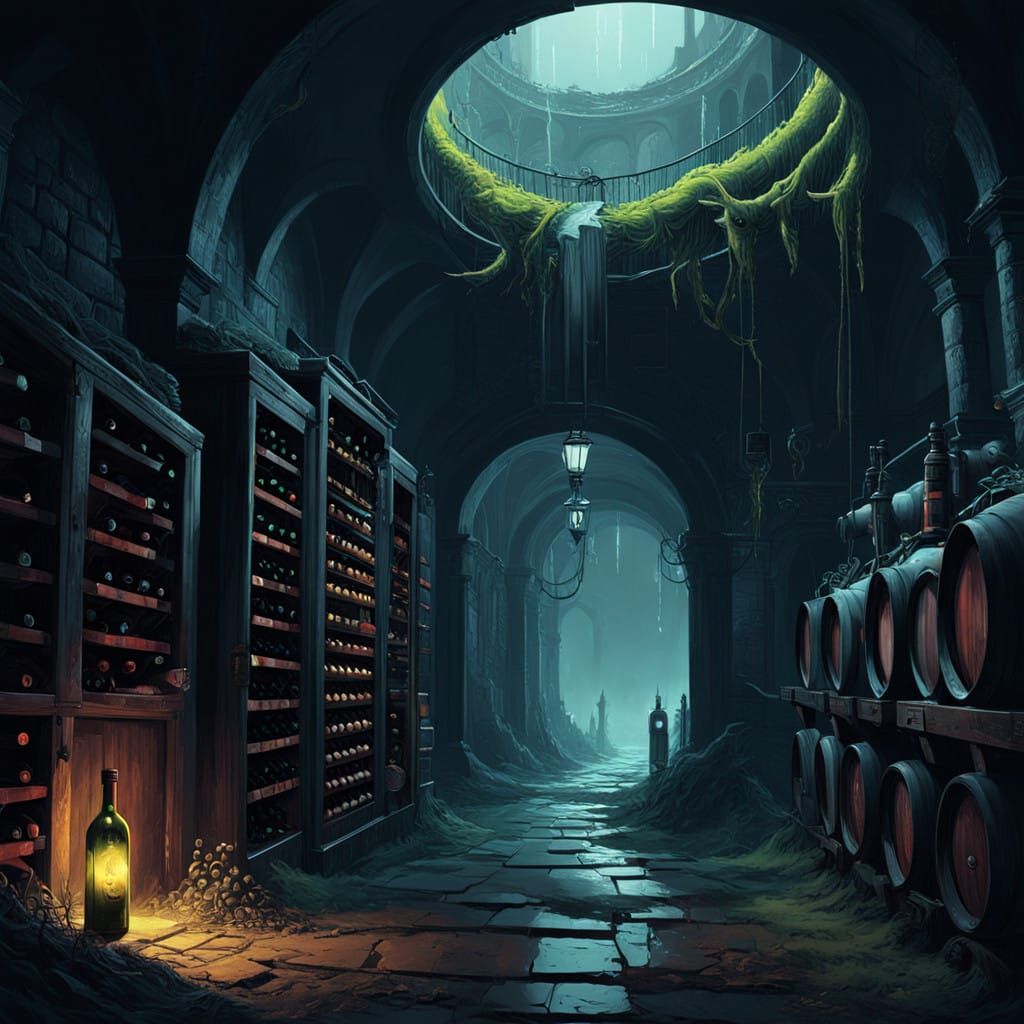 Ethereal Nightmares in a Wine Bottle