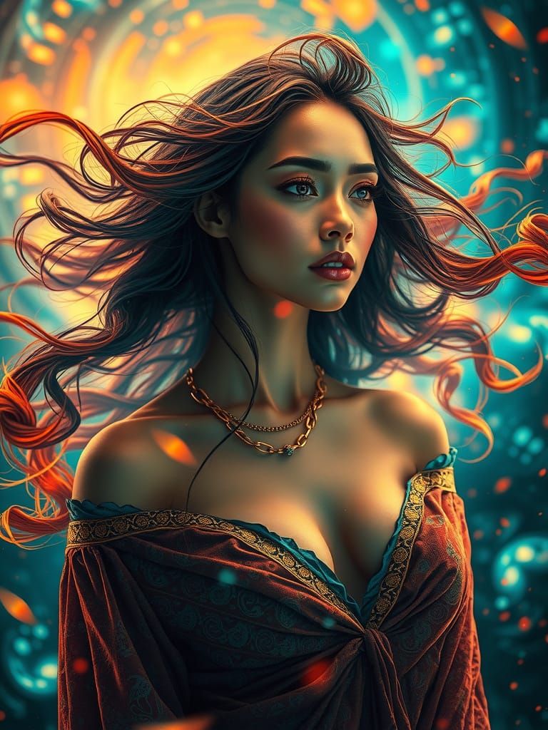Enchanting Oceanic Siren Captured in Vibrant HDR Reso