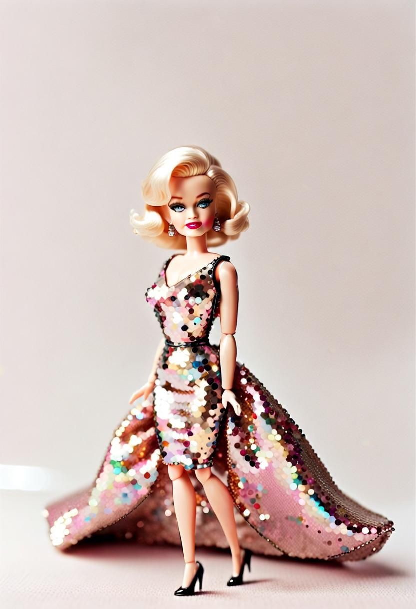Barbie as Marilyn: 60s Fashion Photo