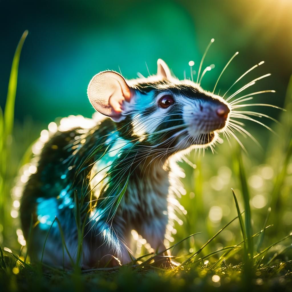 Iridescent rat…