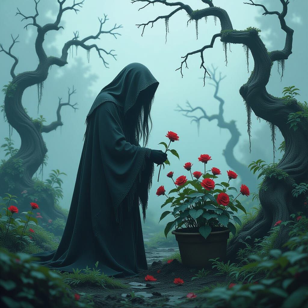 Gothic Garden of Withered Flowers