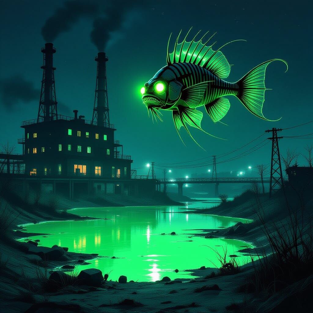 Eerie Abandoned Power Plant with Toxic Waste and Anglerfish