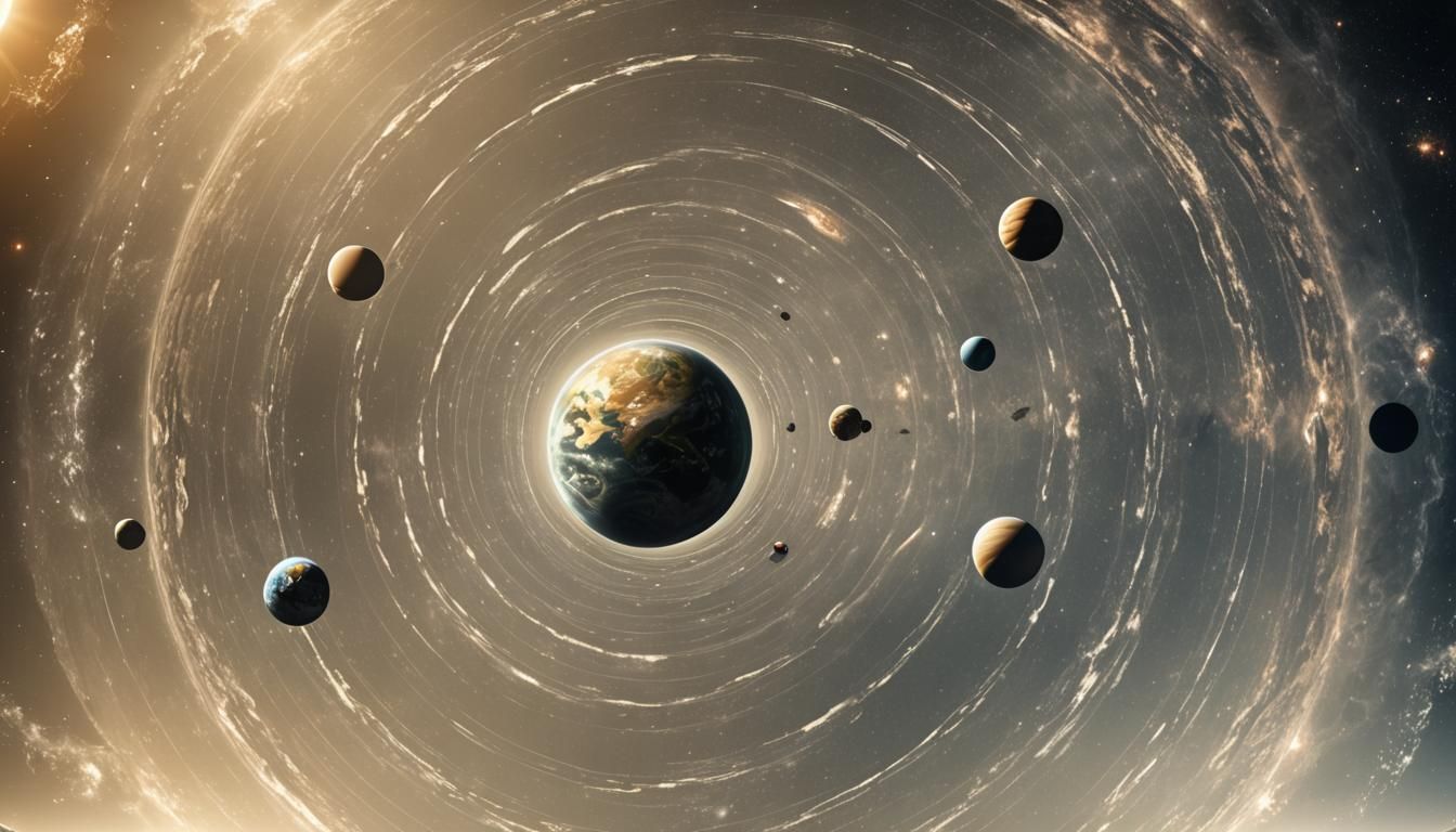 Earth's Orbit: A Scaled Solar System Visualization