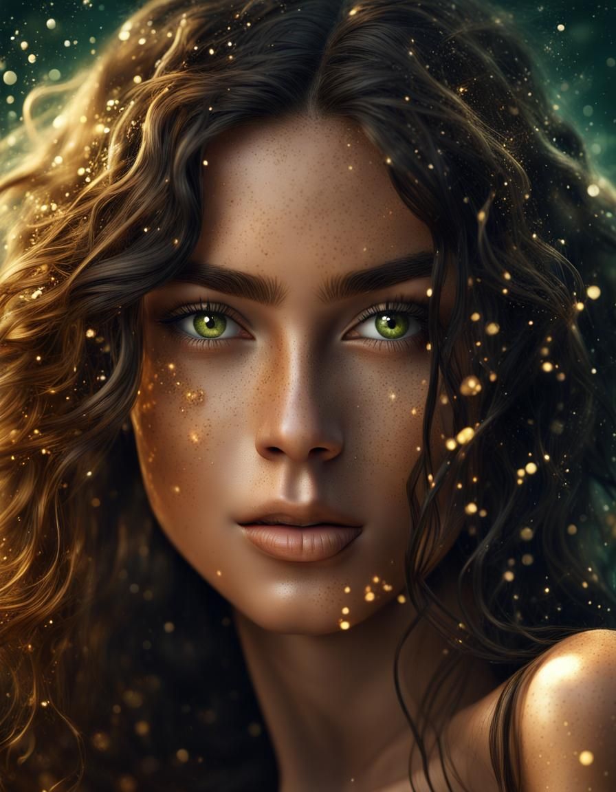 Beauty With Green Eyes