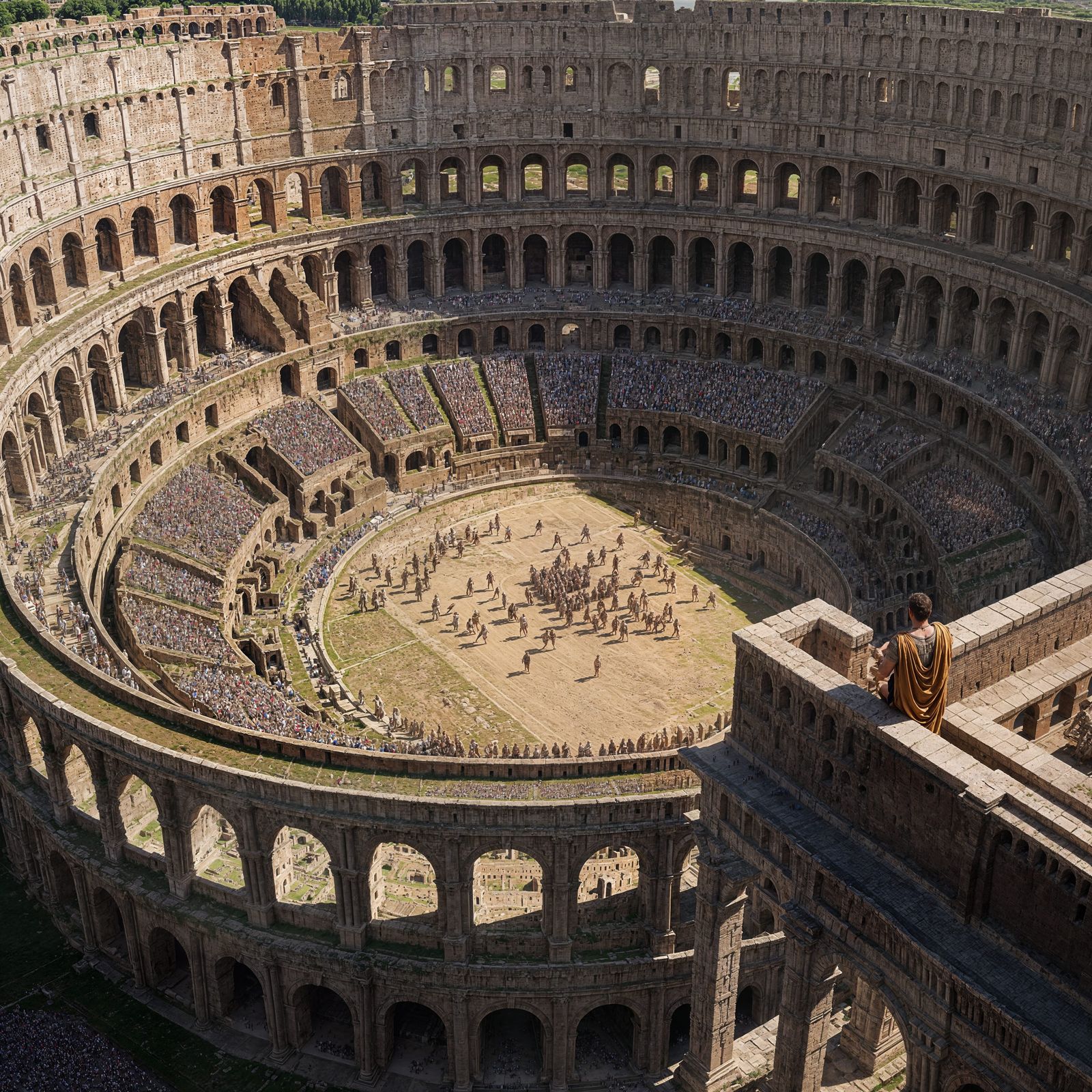 Ancient Rome Colosseum Gladiatorial Combat