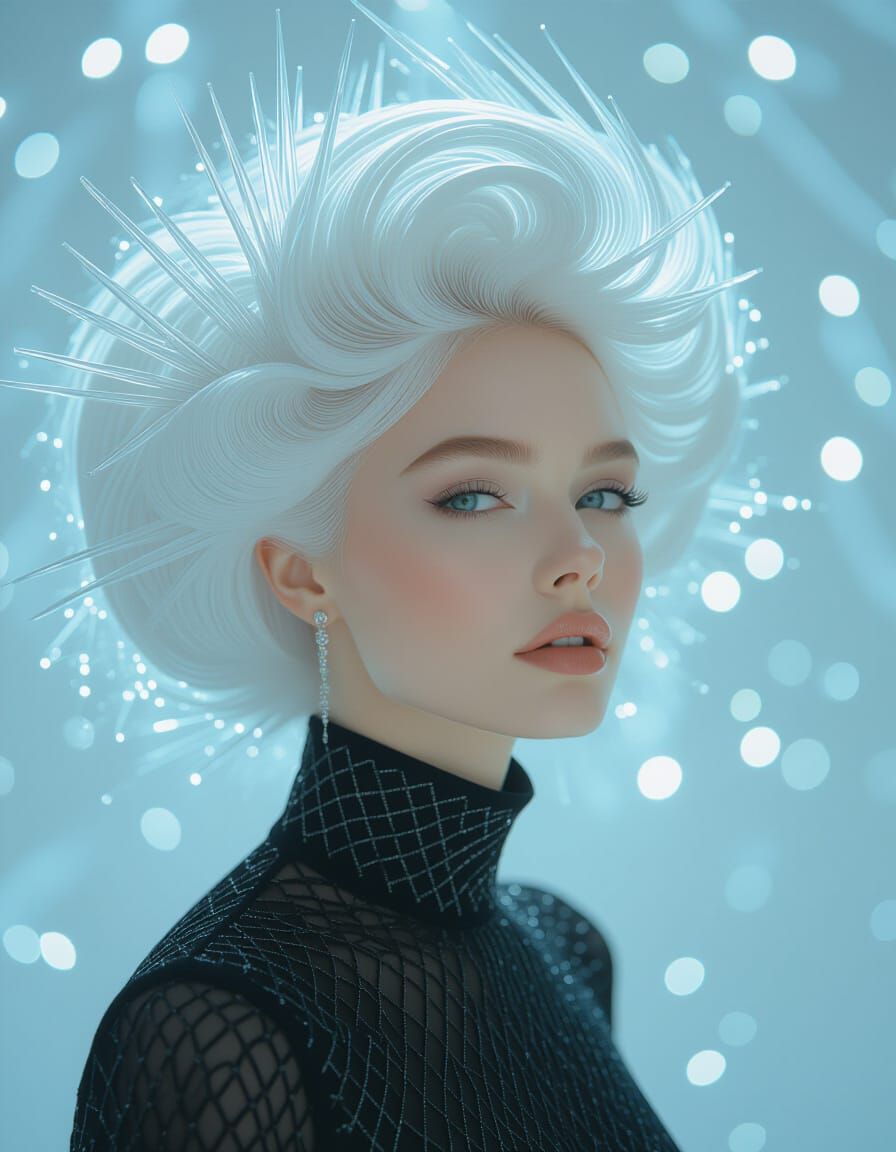 “She carried a crown not woven, but conjured—every strand a ...