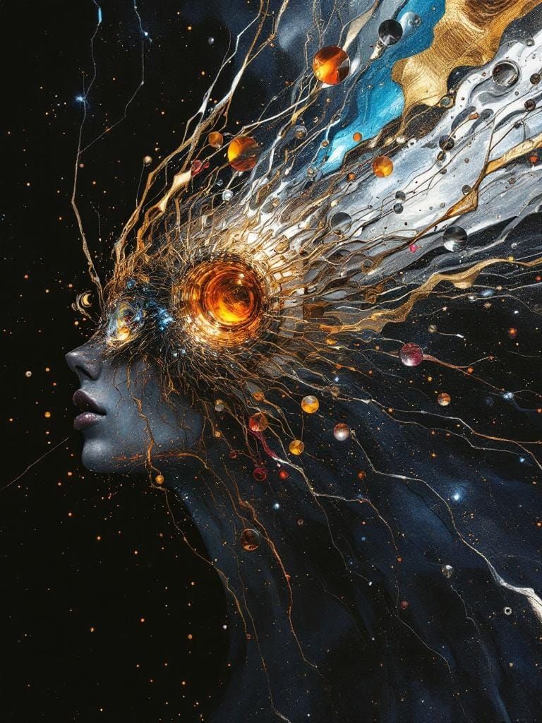 Stained Steel Art of Hollowness Alone Too Long