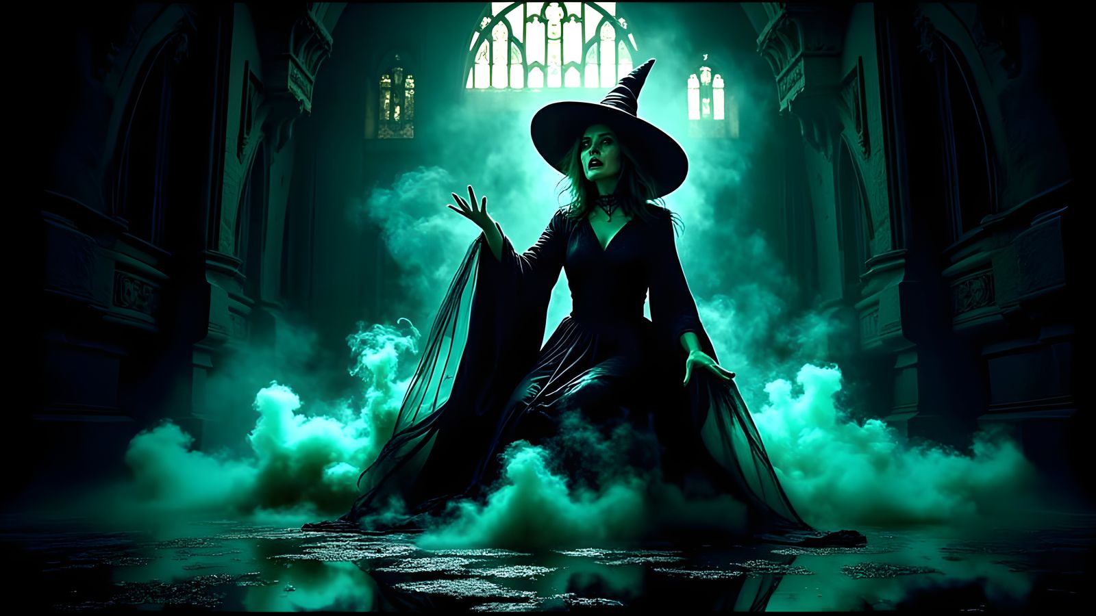 Ohhh! You cursed brat! Look what you've done! I'm melting! M...