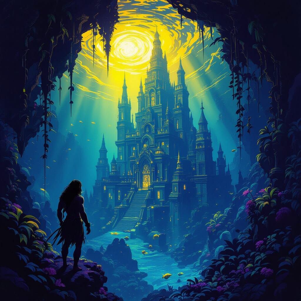 Tarzan Discovers Ancient Underwater City in Dark Fantasy Sty...