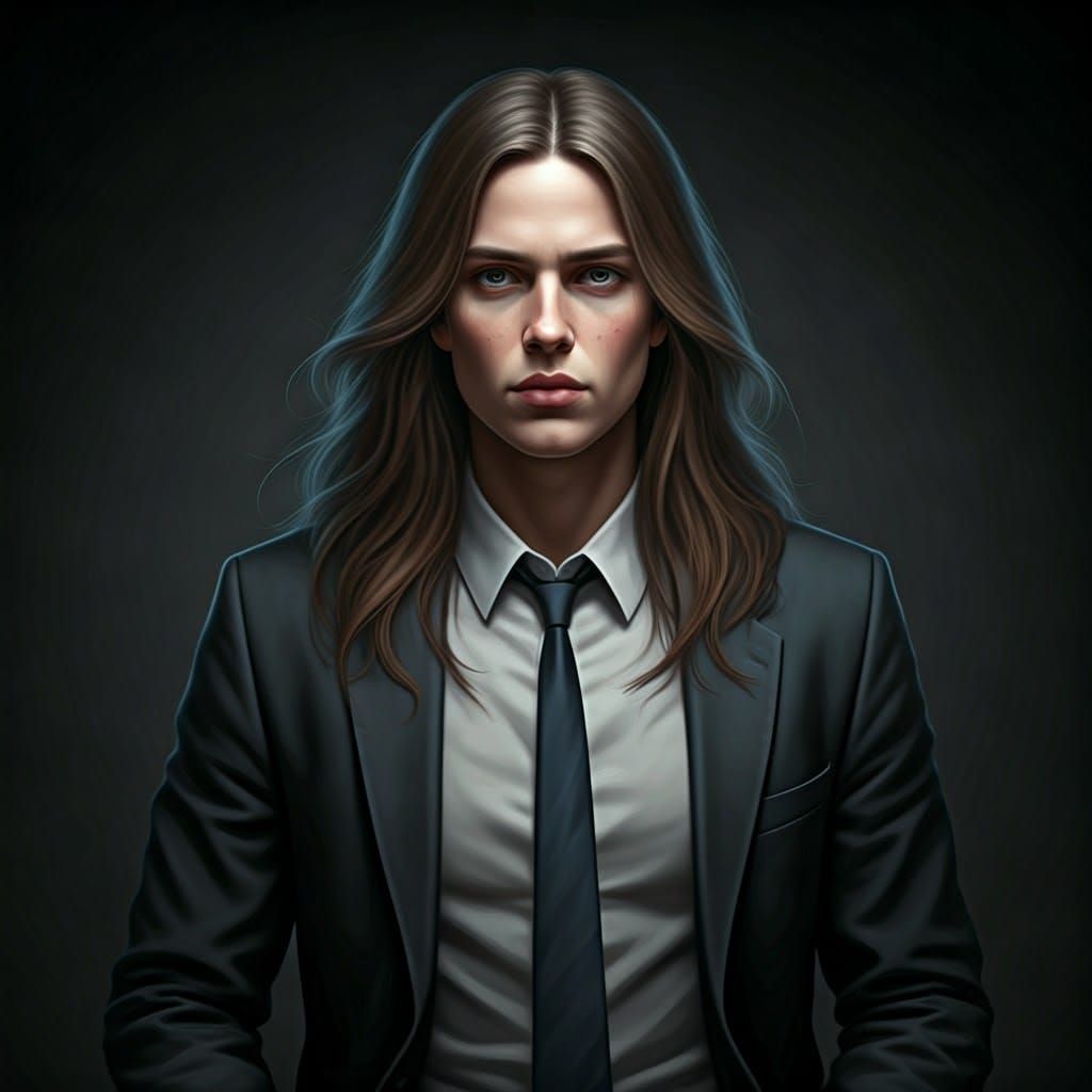 Feminine Young Man Caught Off Guard