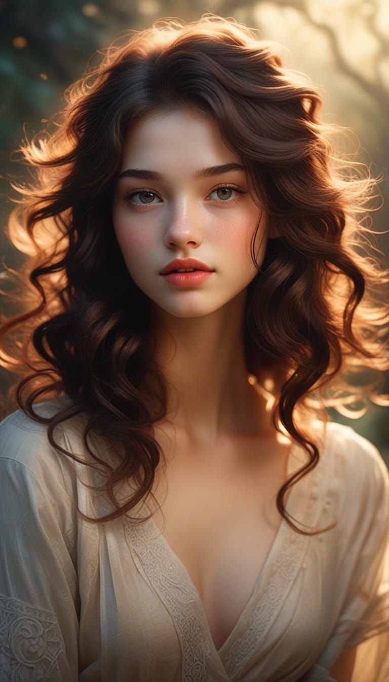 Enigmatic Woman Reveals a Secret