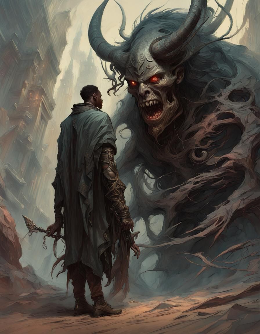 Demonic face