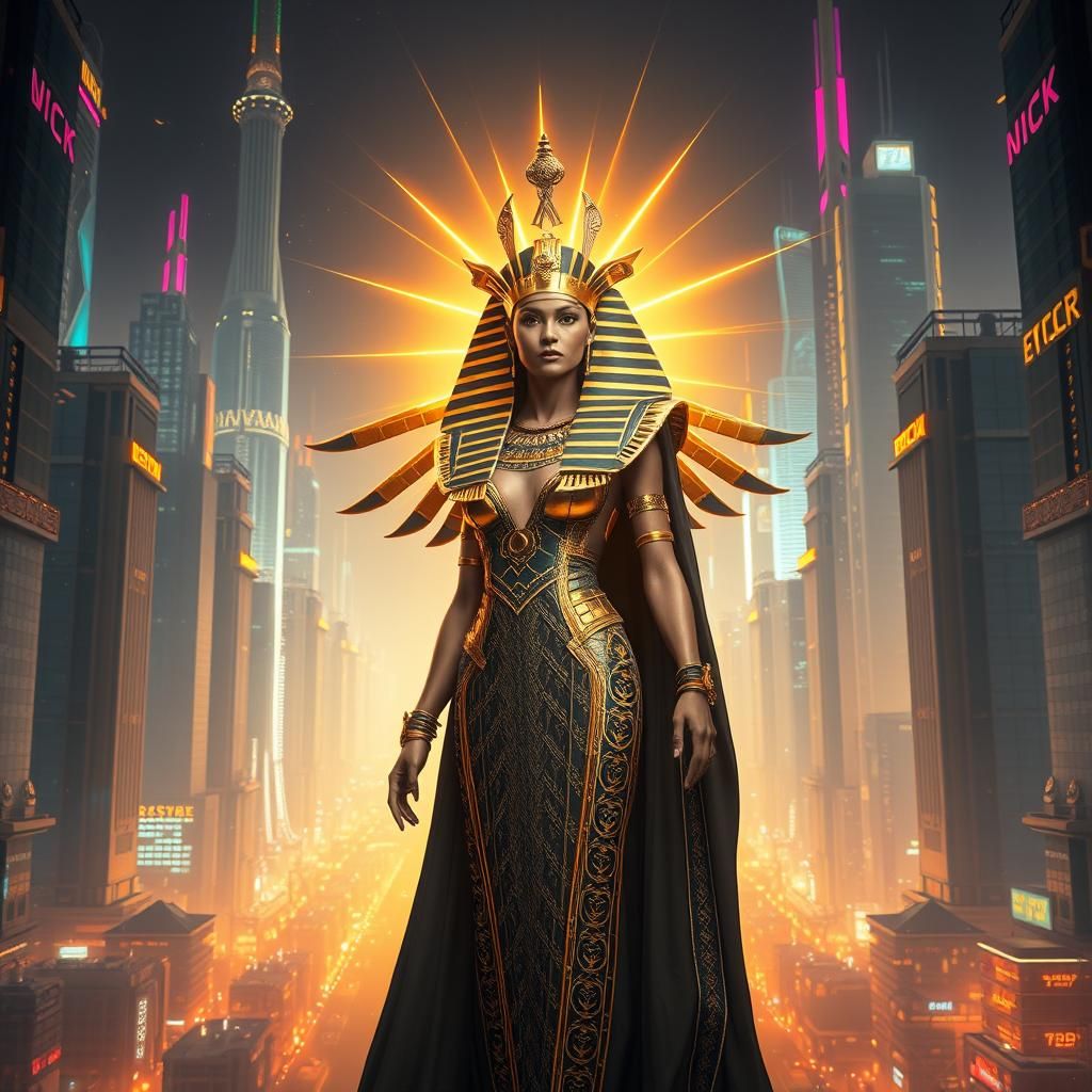 Cleopatra's Radiant Retrofuturistic Empire in 2124