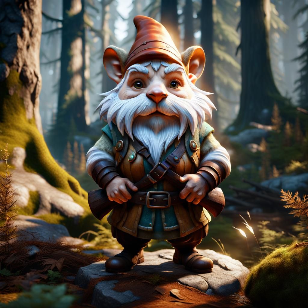 she Beaver-gnome. Builder.